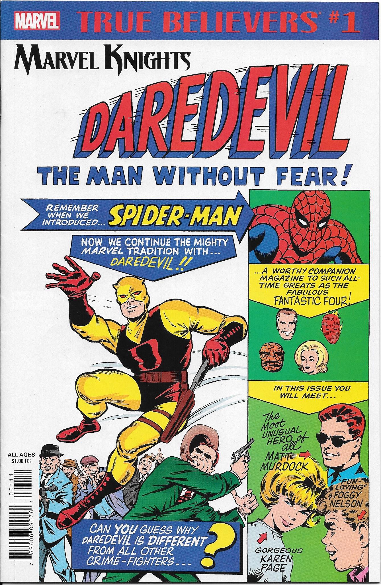 True Believers Daredevil #1 NM