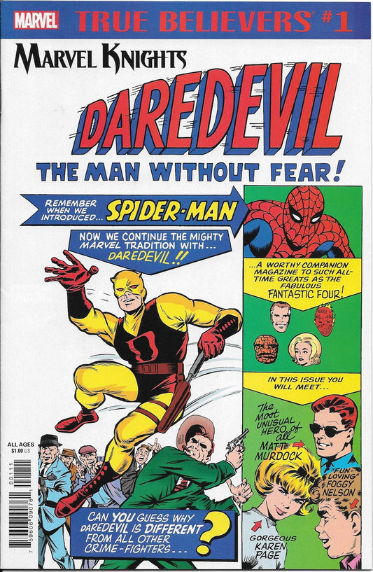 True Believers Daredevil #1 NM
