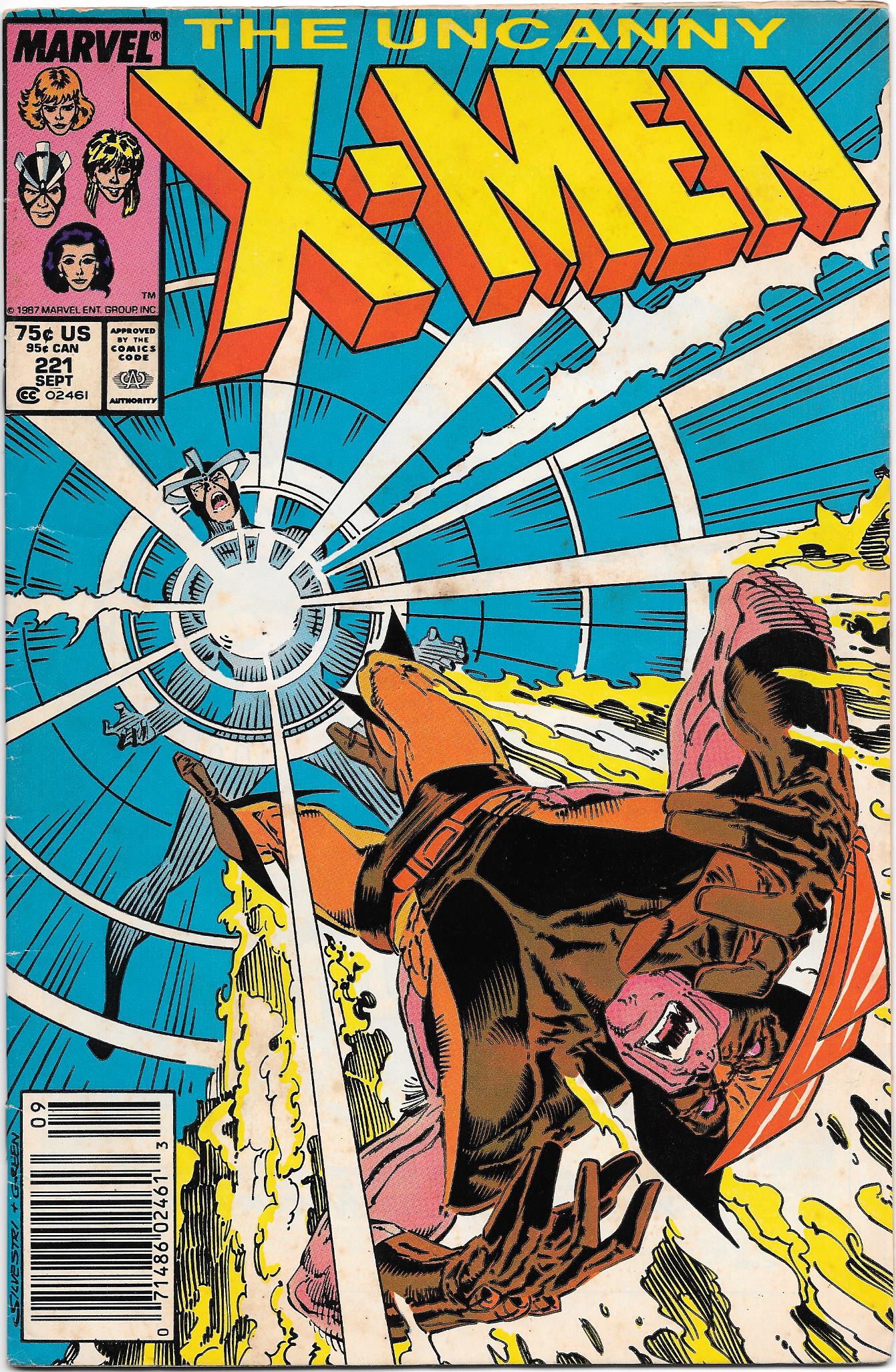 Uncanny X-Men #221 VG (Newsstand)