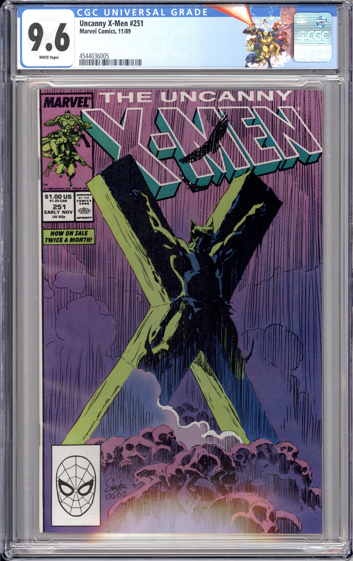 Uncanny X-Men #251 (9.6) "CGC"