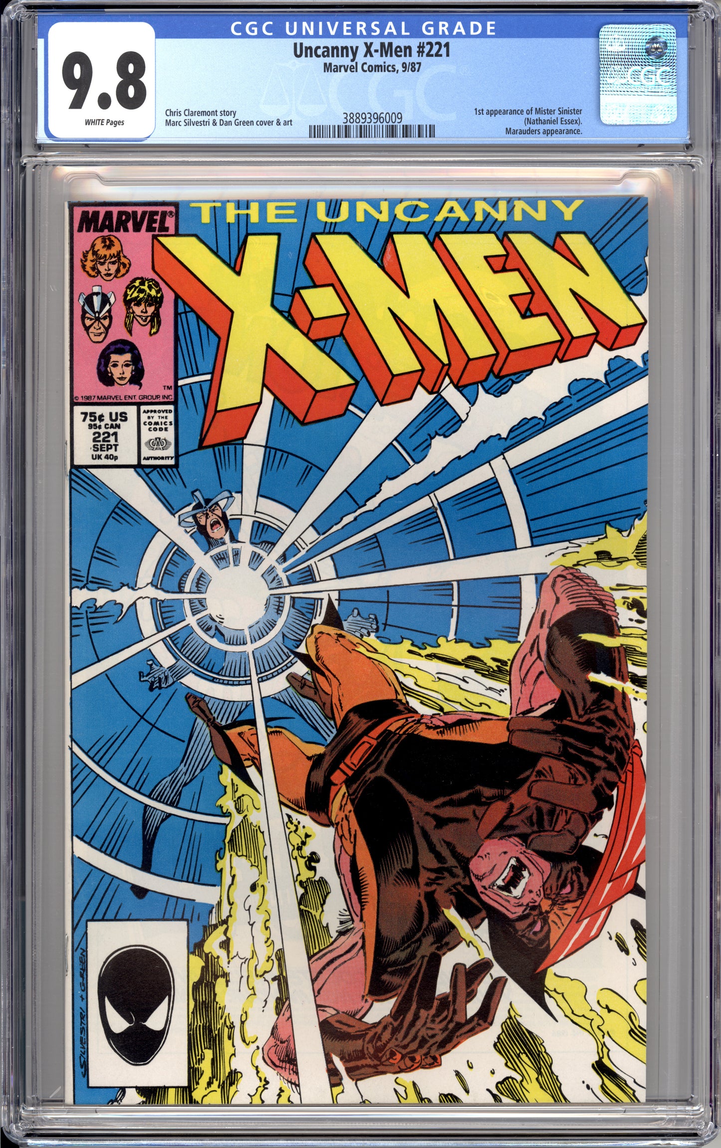 Uncanny X-Men #221 (9.8) "CGC"