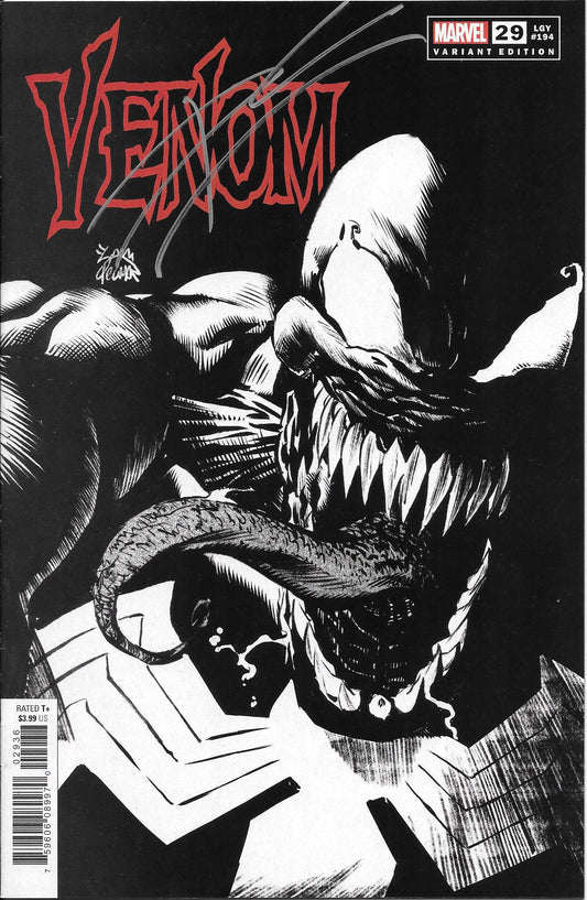 Venom #29 (1:25) (Cates Signed w/ COA) NM