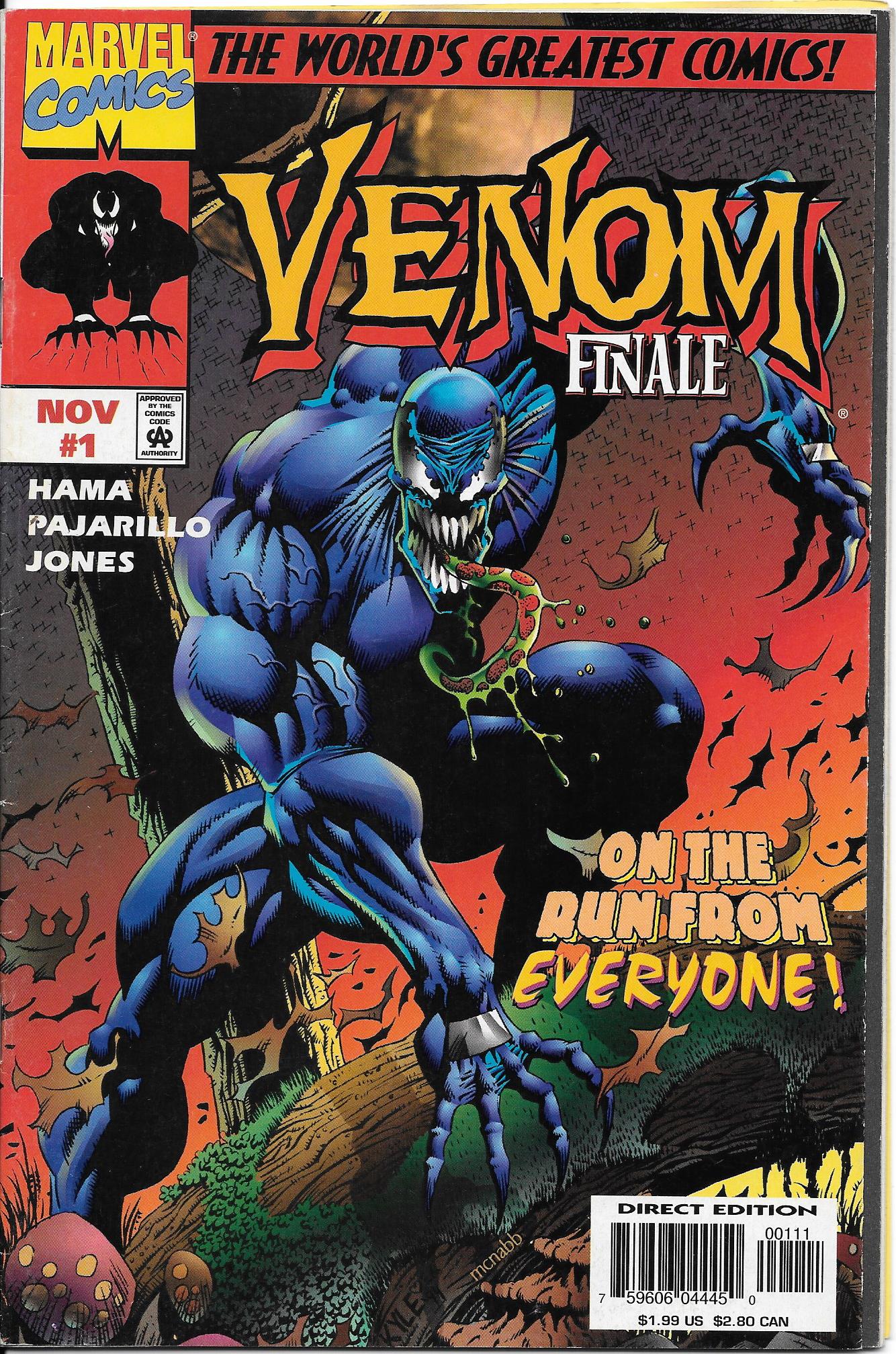 Venom the Finale #1 VF+
