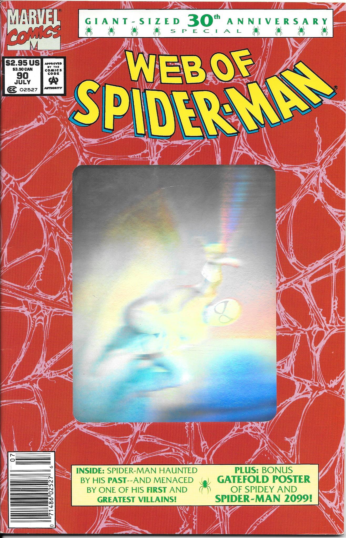 Web of Spider-Man #90 (Newsstand) VF+