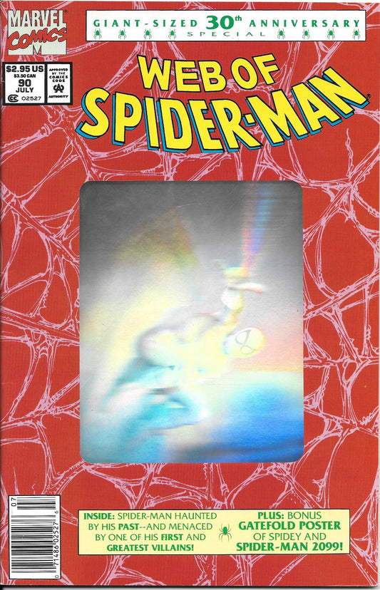 Web of Spider-Man #90 (Newsstand) VF+