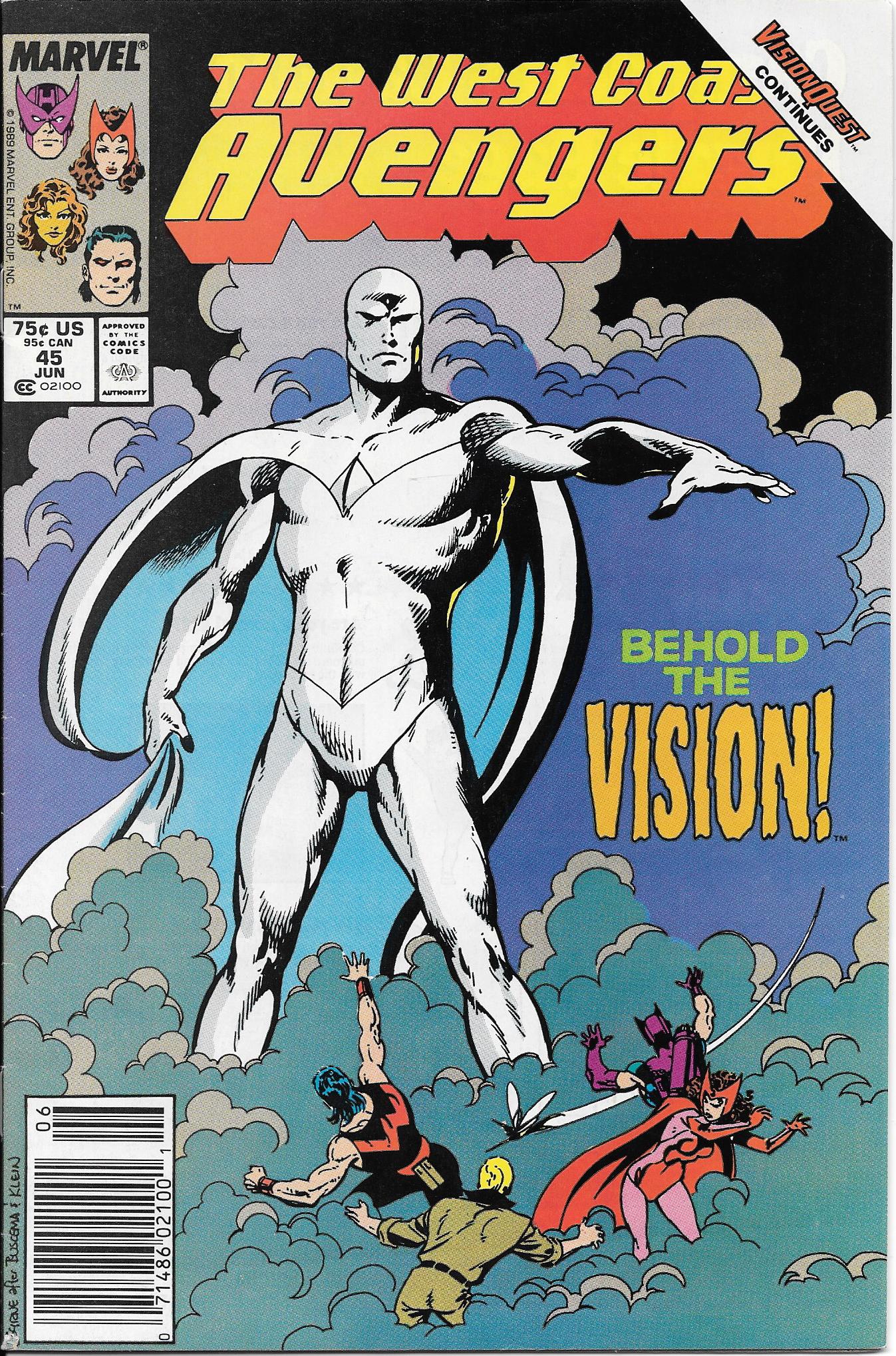 West Coast Avengers #45 (Newsstand) VF