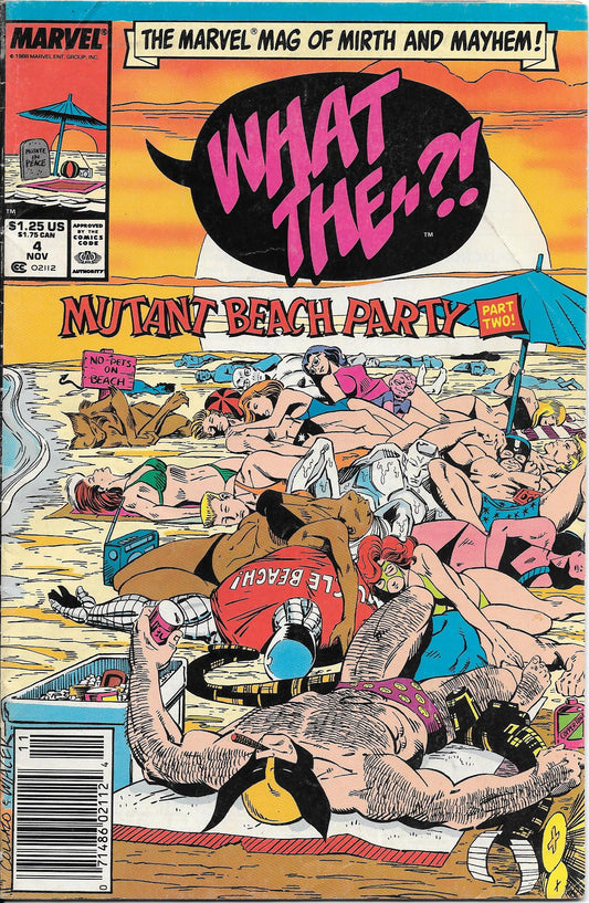 What The --! #4 (Newsstand) VG-