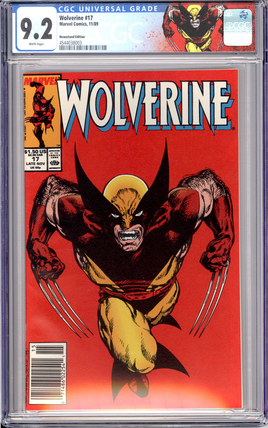 Wolverine #17 (Newsstand) (9.2) "CGC"