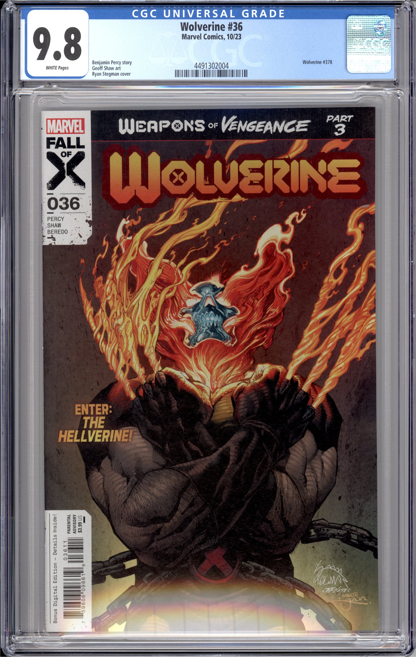 Wolverine #36 (9.8) "CGC"