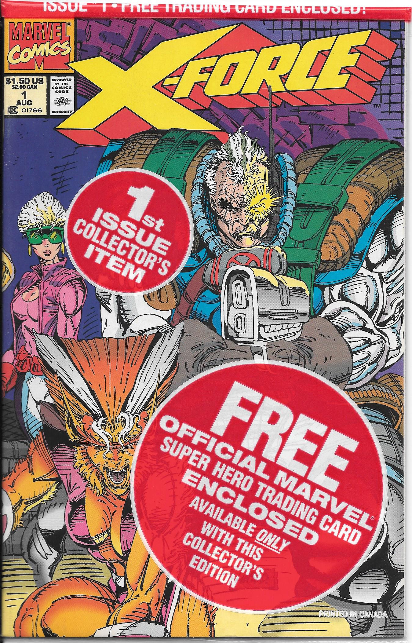 X-Force #1 NM (Poly Bagged with Card)