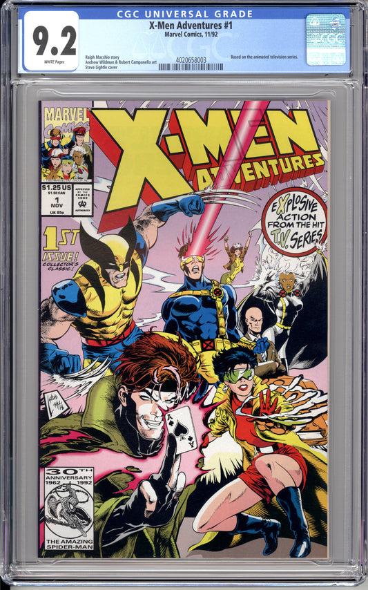 X-Men Adventures #1 (9.2) "CGC"