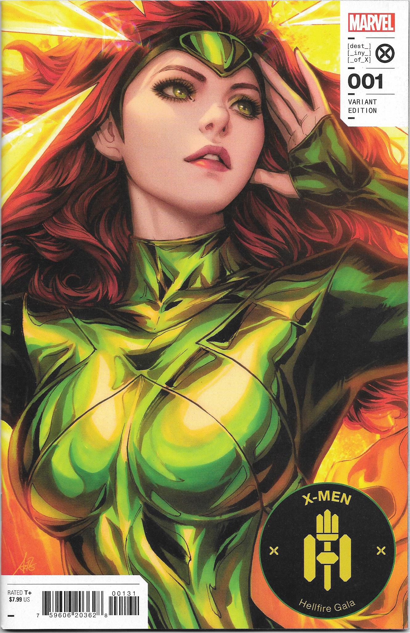 X-Men Hell Fire #1 NM+ (Artgerm Variant) 1:100